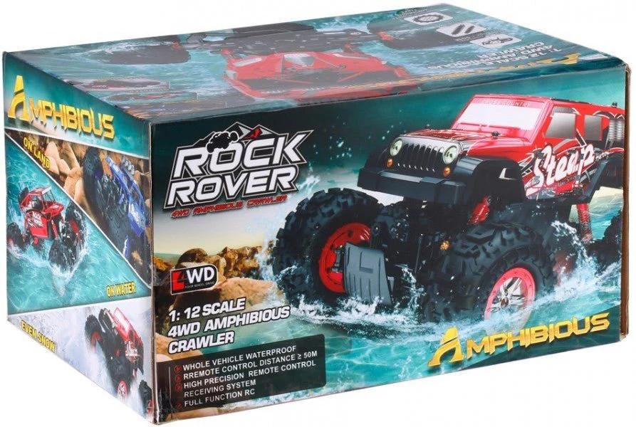Zegan Rock Rover Amphibious 4-WD Climbing RC Car 1:12 Scale Asstd. ZG-C1201W