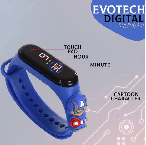 Captain America LED Smart Watch 1182 - Image 3
