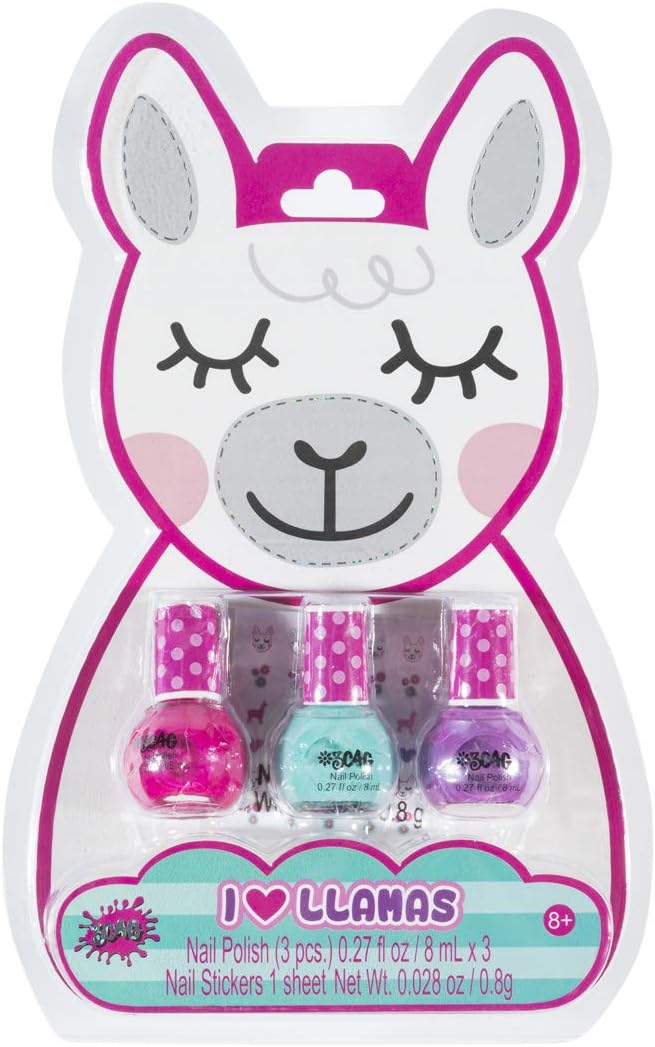 3C4G I Love Llamas Nail Polish 3pcs 43278