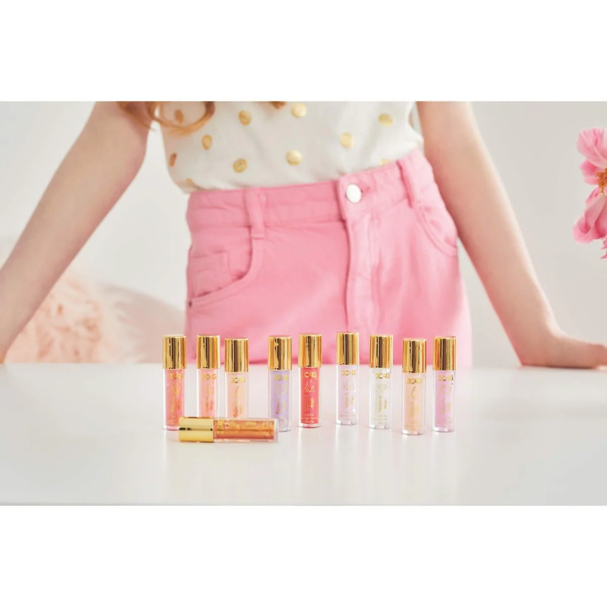 3C4G Pink & Gold Lip Gloss 10-Pack 10018 - Image 8