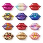 [4110] SWAK Sealed With A Kiss Gold Keychain 4110 - Image 2