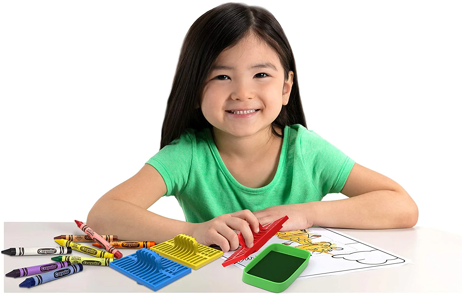 42pc My First Crayola Stage 3 Puzzle Stamping Kit 81-1466 - Image 3