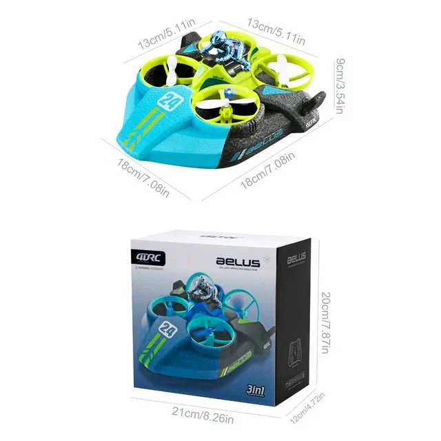 4VRC Aelus Sea-Land-Air RC Drone 4D-V24 - Image 2