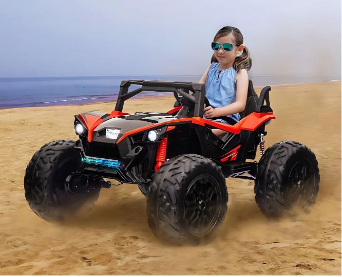 4x4 Buggy UTV 2 Seater 4M Electric Car Red - Image 3