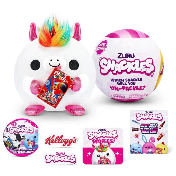 5 Surprise Snackles Mini Brands Small Plush Series 1 77510