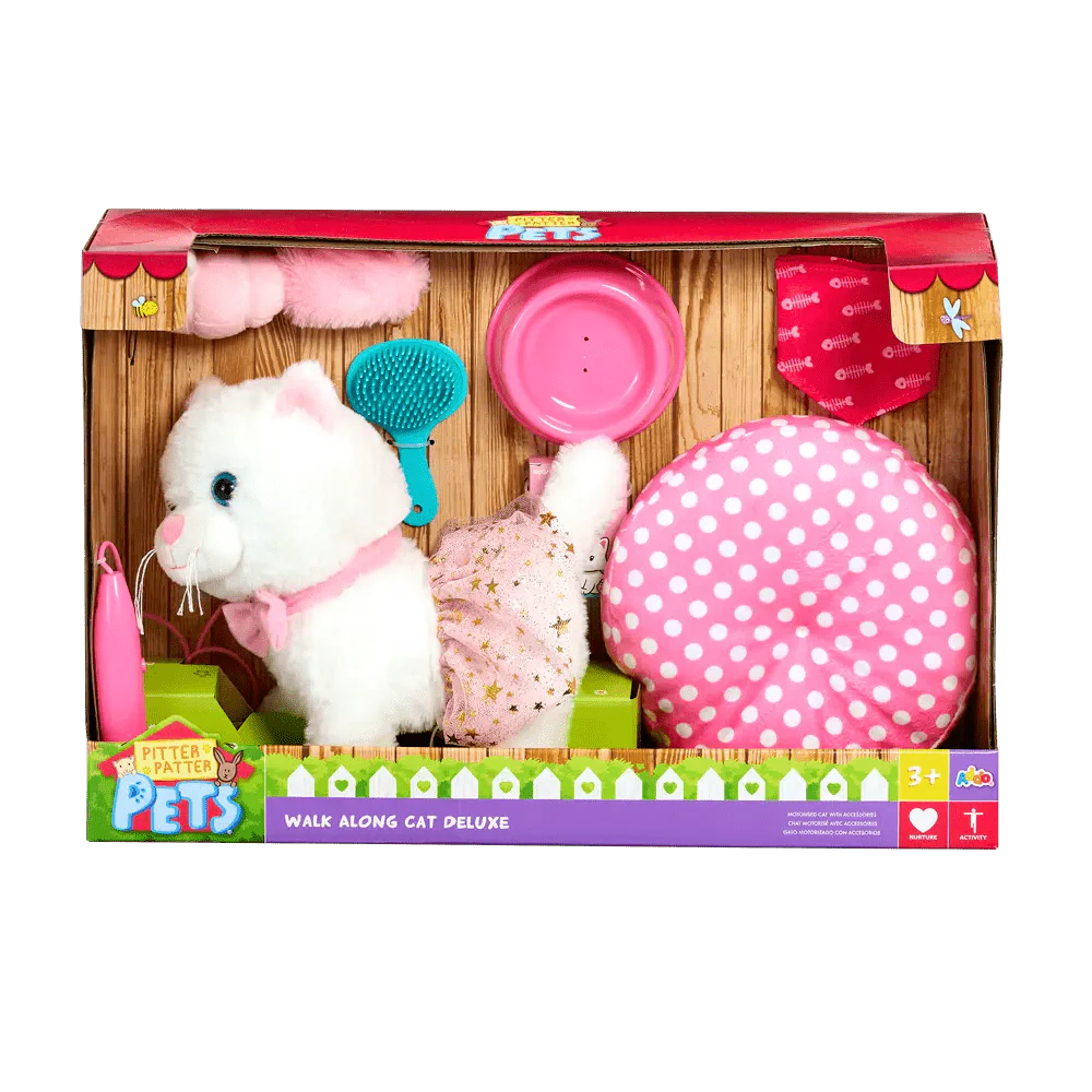 ADDO Walk Along Cat Deluxe – Interactive Plush Pet - Image 2