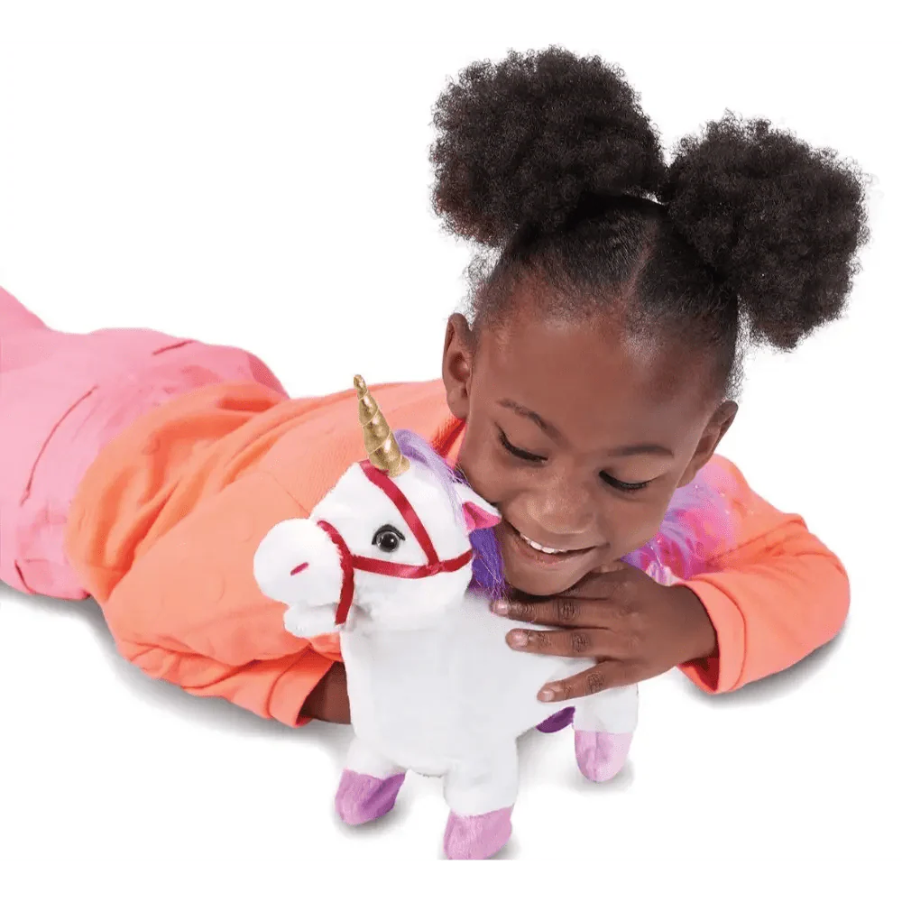 ADDO Walk Along Unicorn V2 – Interactive Plush Toy - Image 2