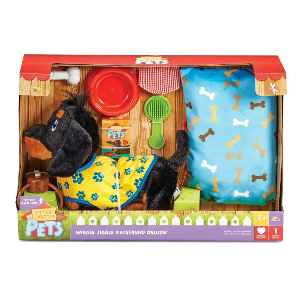 ADDO Wiggle Jiggle Dachshund Deluxe – Interactive Plush Puppy - Image 3