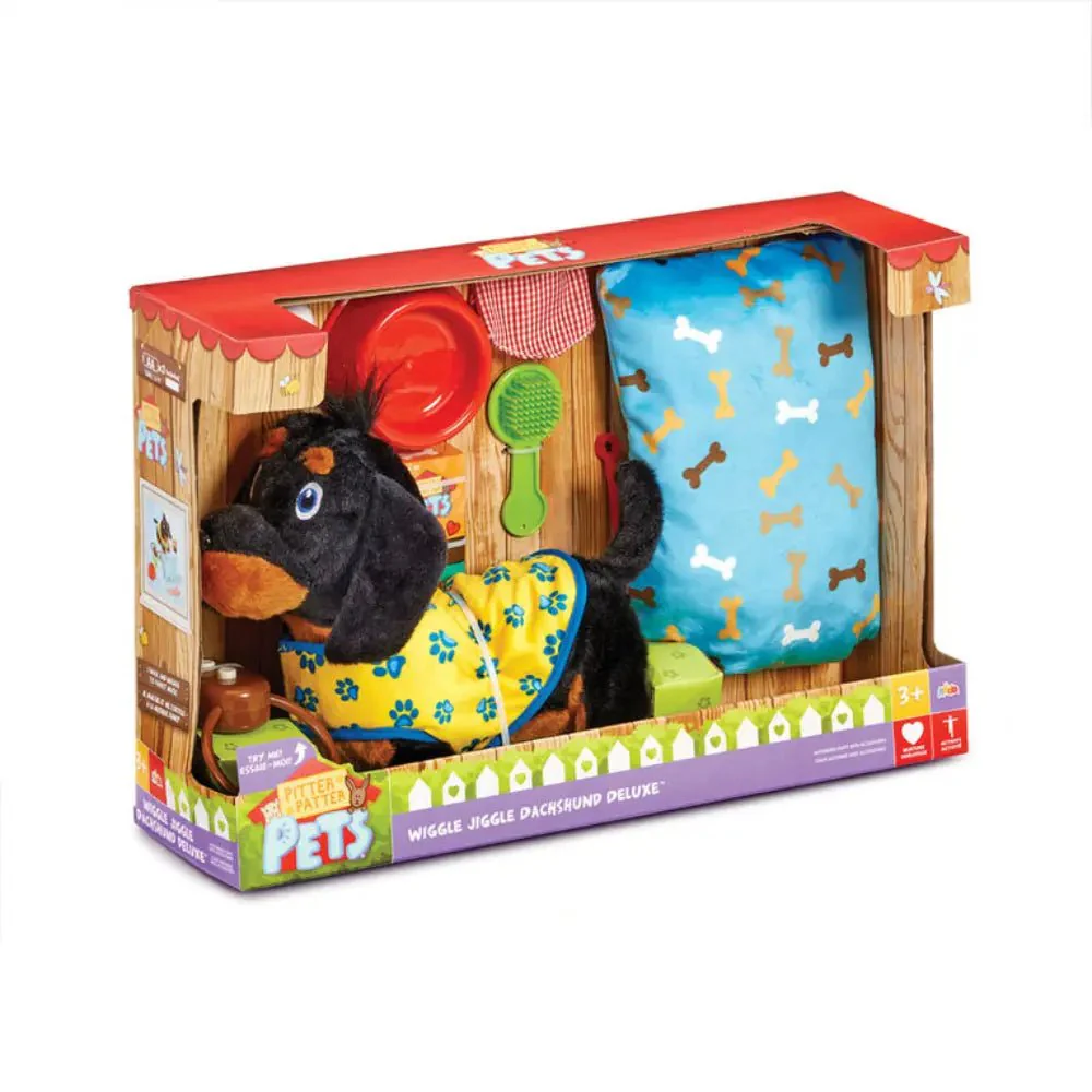 ADDO Wiggle Jiggle Dachshund Deluxe – Interactive Plush Puppy - Image 4