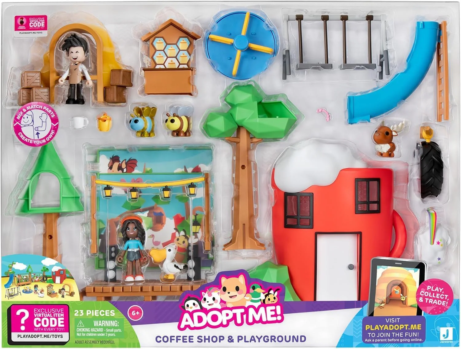 Adopt Me! Coffee Shop & Playground Playset AME0029
