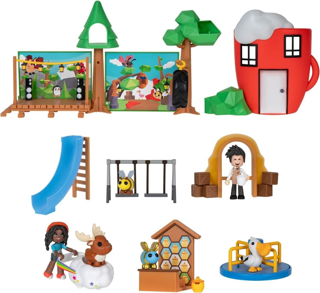Adopt Me! Coffee Shop & Playground Playset AME0029 - Image 2