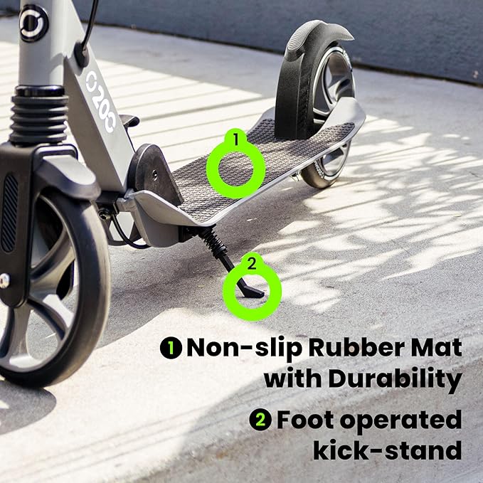 Aero Folding Scooter Grey A200 - Image 4
