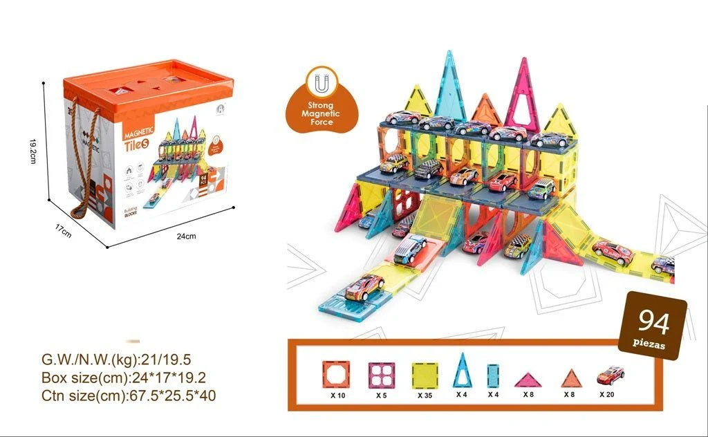 AIG Magnetic Building Blocks 94 Pcs CH1130 - Image 2