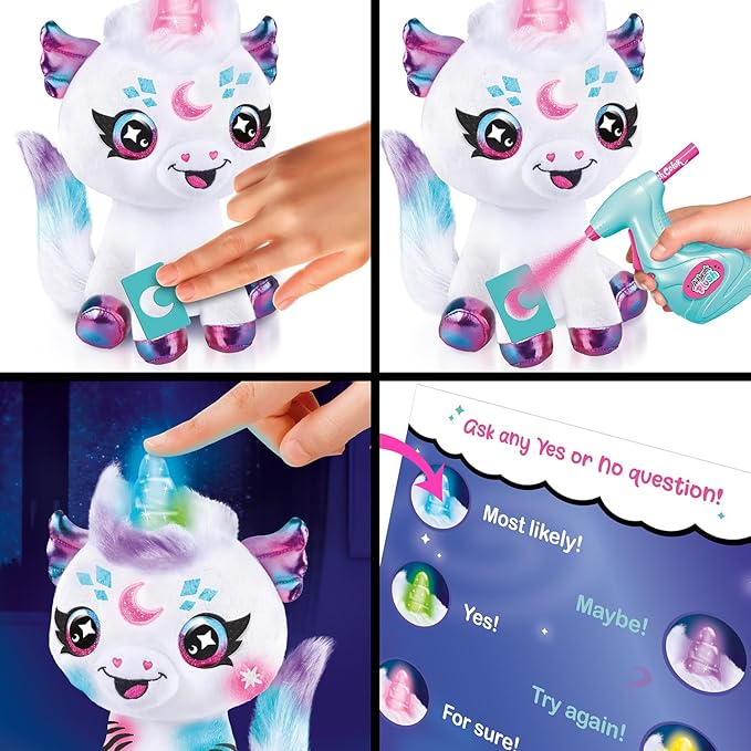 Airbrush Light Up Cosmic Cutie Unicorn Plush - Image 5