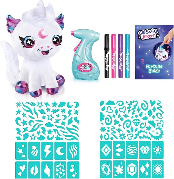 Airbrush Light Up Cosmic Cutie Unicorn Plush - Image 7