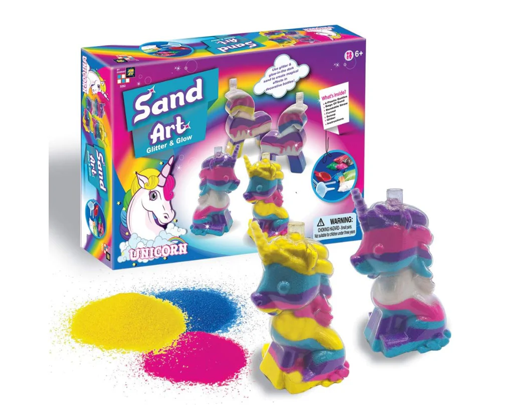AMAV Sand Art Glitter & Glow Unicorn 3262 - Image 2
