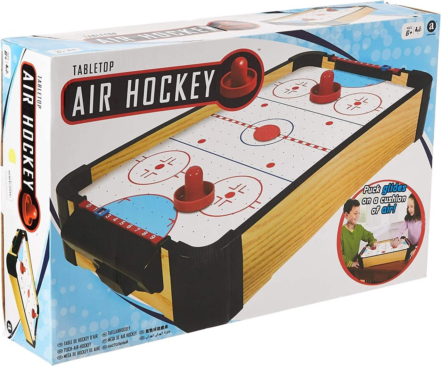 Ambassador Wood Tabletop Air Hockey 20inch MA3151B - Image 4
