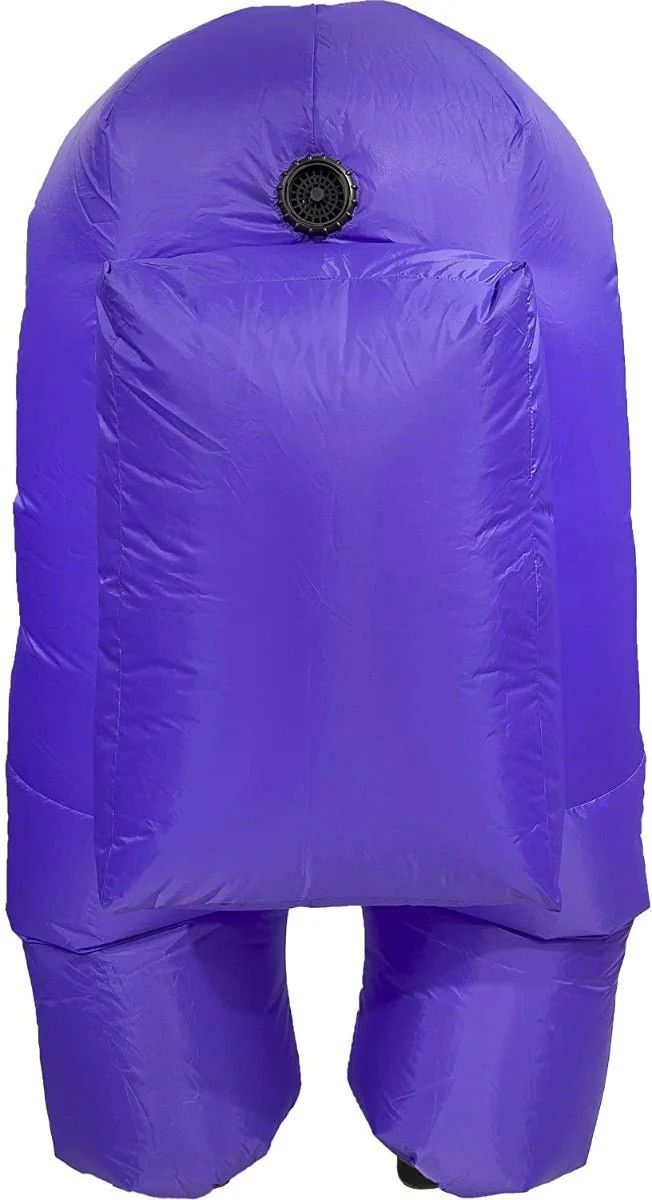 Among Us Crewmate Inflatable Child Costume - Purple