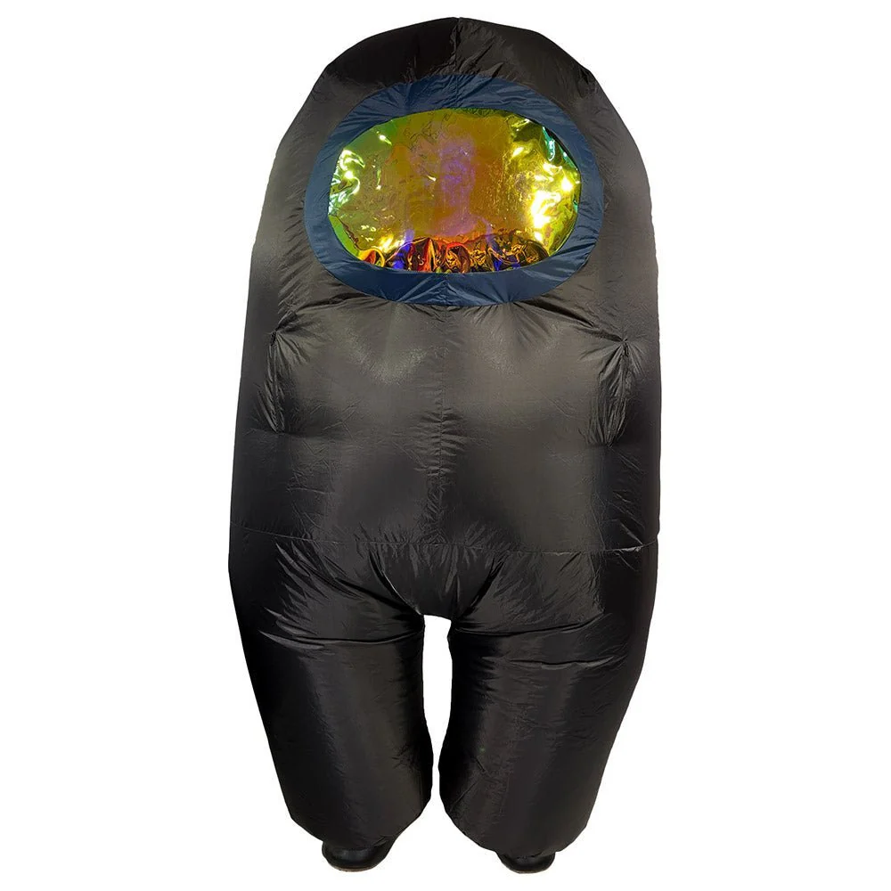 Among Us Crewmate Inflatable Halloween Adult Costume - Black - Image 5