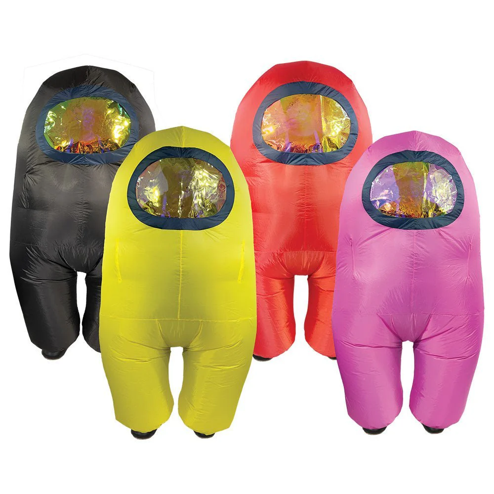 Among Us Crewmate Inflatable Halloween Adult Costume - Yellow