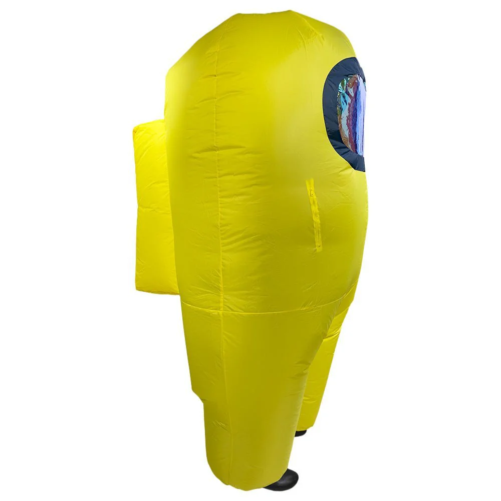 Among Us Crewmate Inflatable Halloween Adult Costume - Yellow - Image 3
