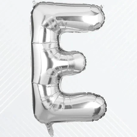 Anagram Supershape Balloons Silver - Letter E 32inch 32954