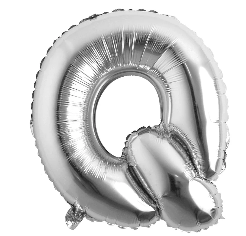 Anagram Supershape Balloons Silver - Letter Q 32inch 32979
