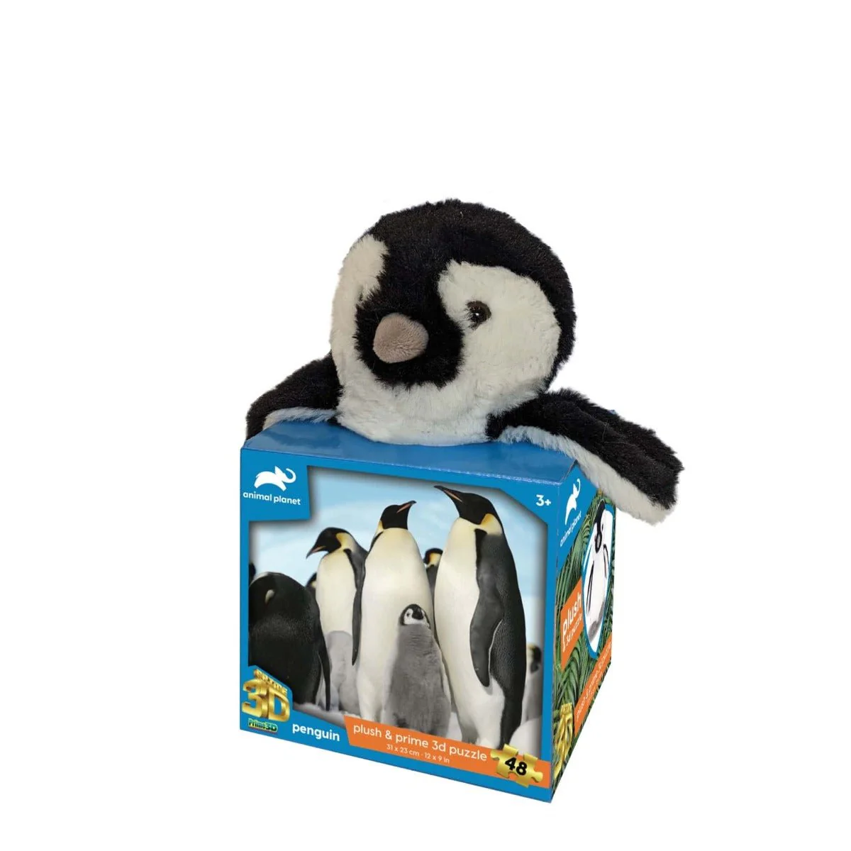 Animal Penguins Plush & Prime 3D Puzzle 48 Pieces 15809