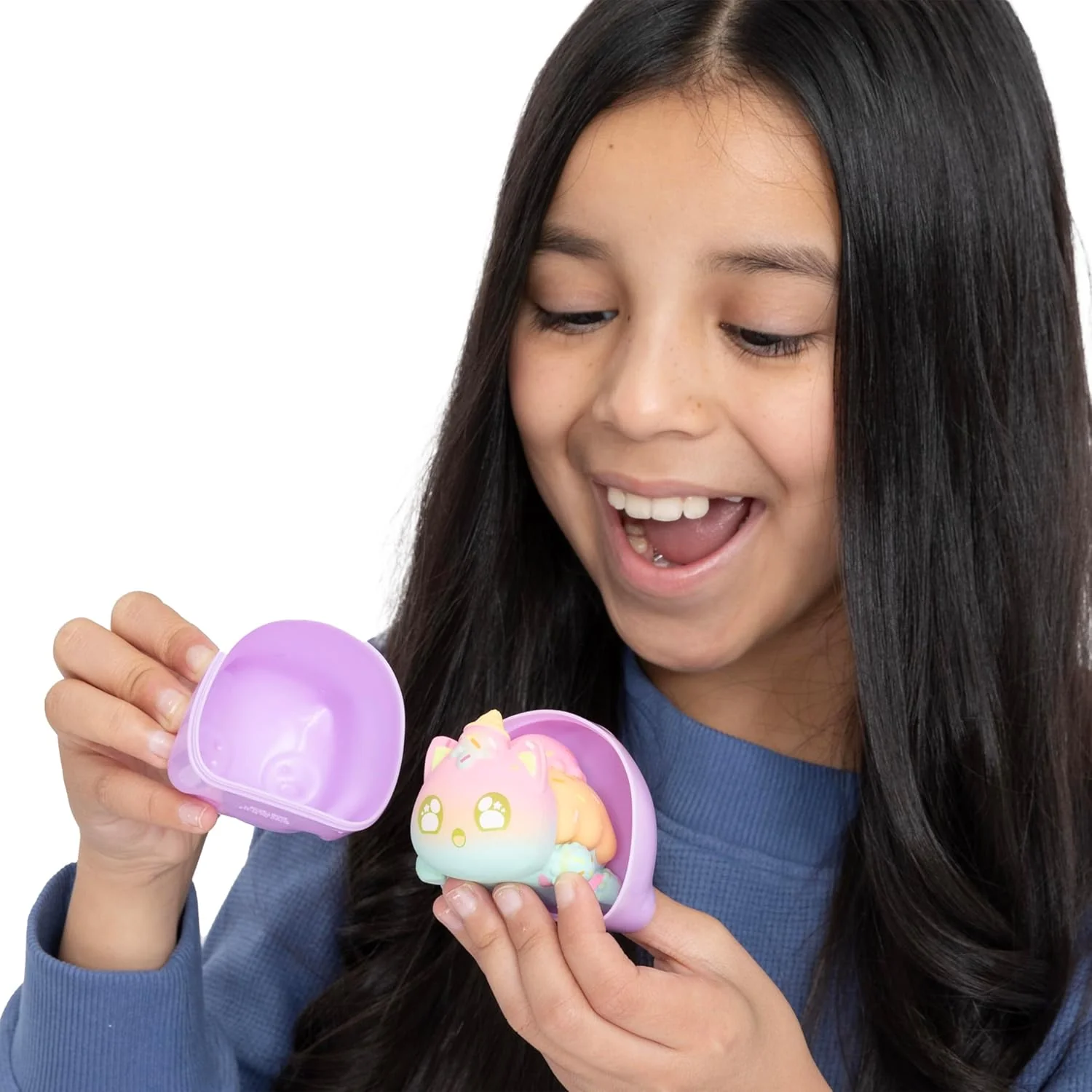 Aphmau MeeMeow Mystery Squishy Figures – Series 3 Ice Cream | Official Aphmau Merch | 1 of 8 Surprise Cats in Blind Box | Collectible Fidget Toy for Kids Ages 5+ - Image 3