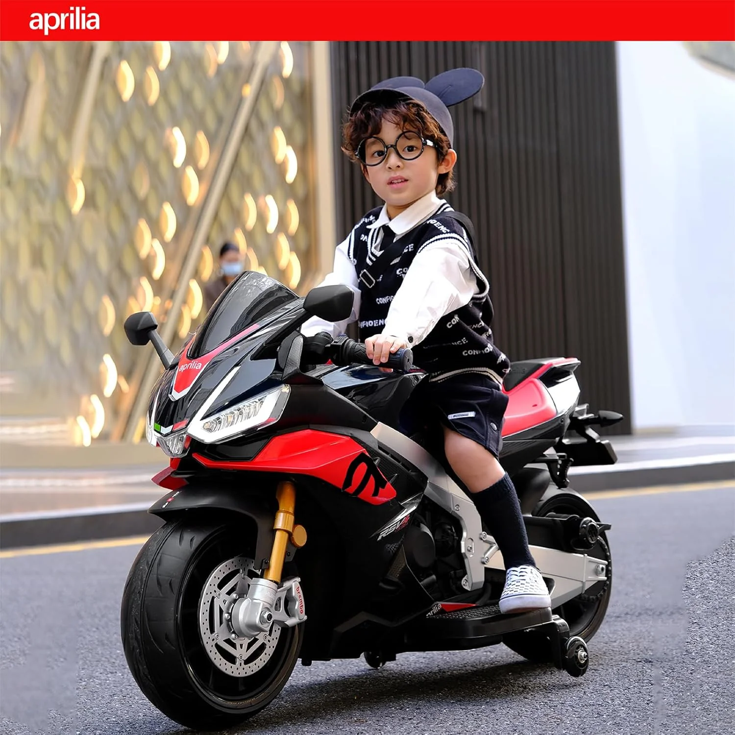 Aprilia RSV4 Ride On Toy 24V Black LB-3088EL - Image 7