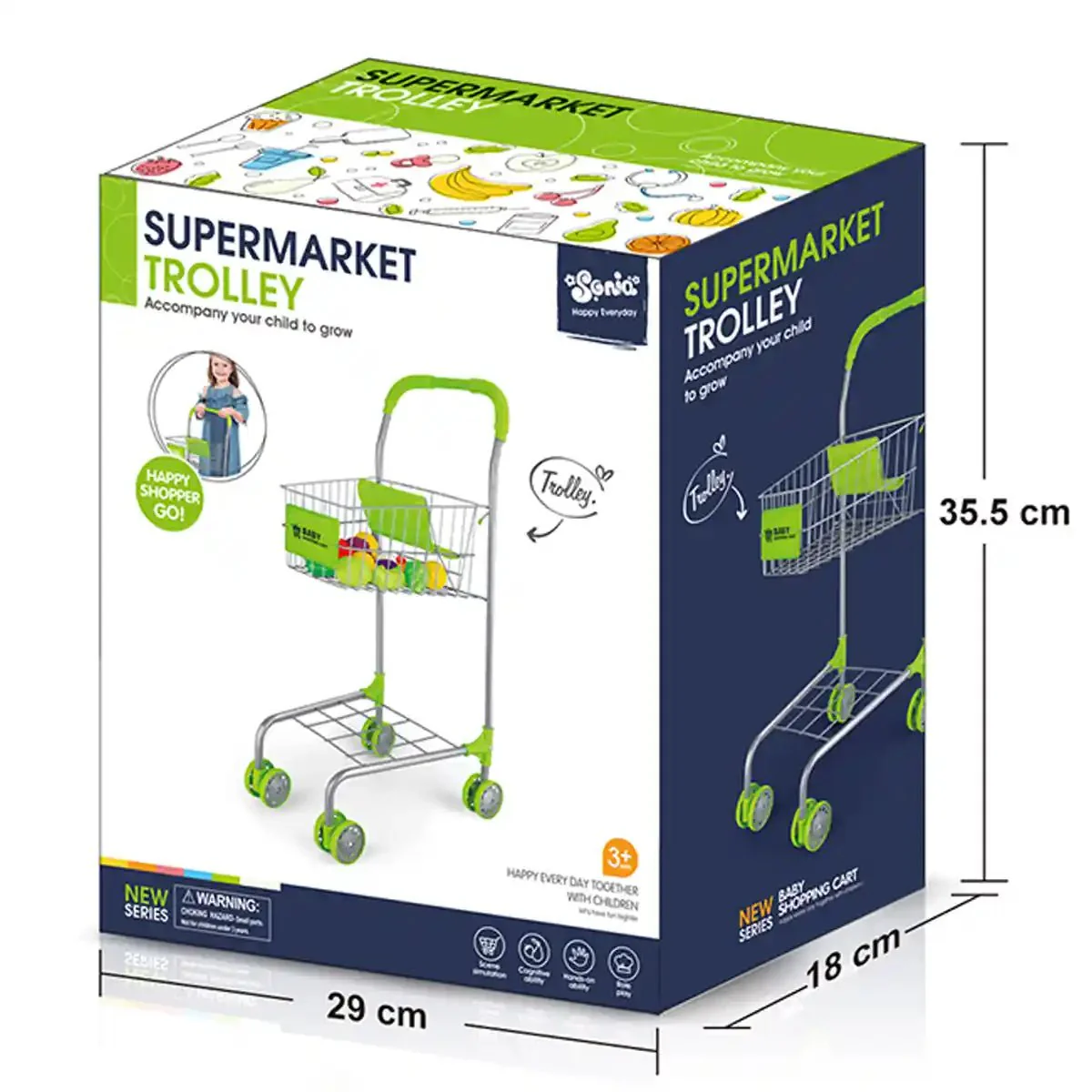 Sonia Supermarket Trolley SO-6715 - Image 2
