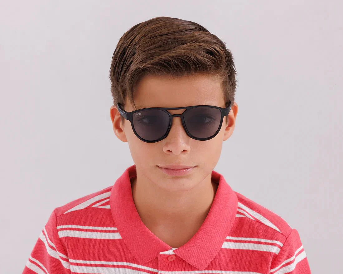 Atom Kids Double Bridge Polarized Matte Black AK5-2 - Image 7