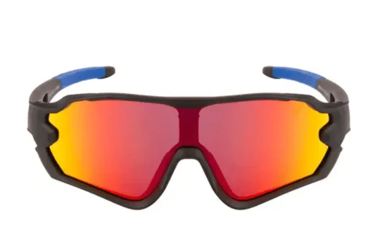 Atom Kids Polarized Sports Sunglasses 100% UV 400 Protection - Black & Orange AK15-2 - Image 2