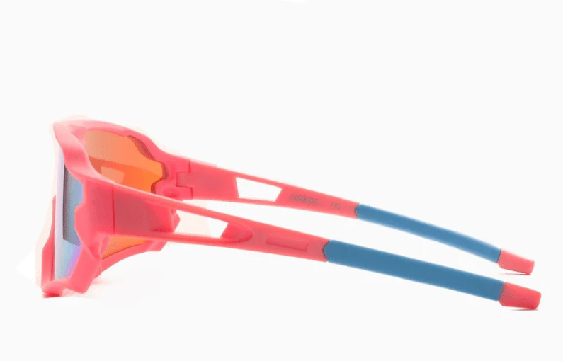 Atom Kids Polarized Sports Sunglasses 100% UV 400 Protection - Pink & Blue AK15-3