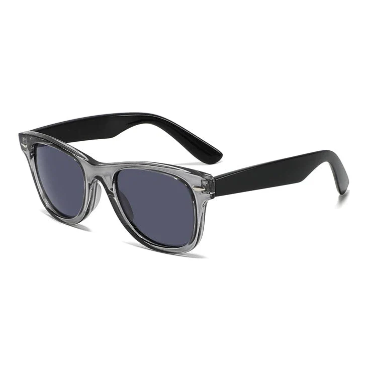 Atom Kids Polarized Sunglasses Wayfarer 100% UV 400 Protection - Black & Grey AK1-6
