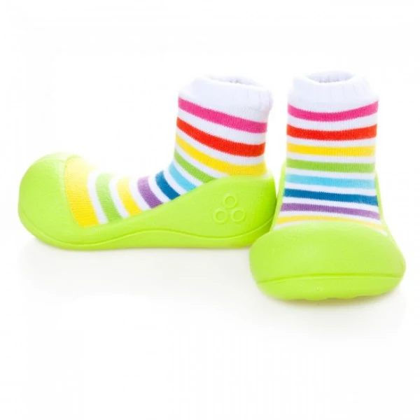 Attipas Baby Shoes Rainbow Green M 901415