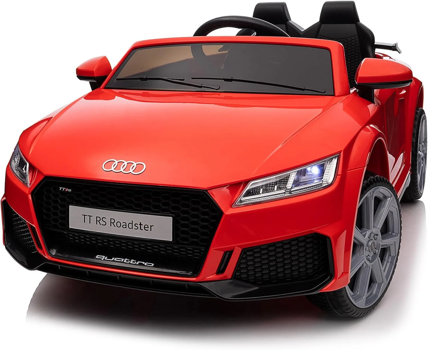 Licensed Audi TT RS Roadster 12V Electric Ride-On Car for Kids – Red