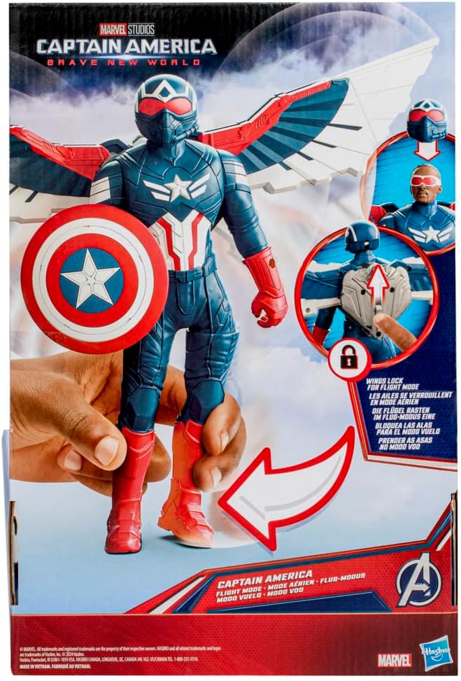 Avengers Flying Hero Mini Captain America - Image 4