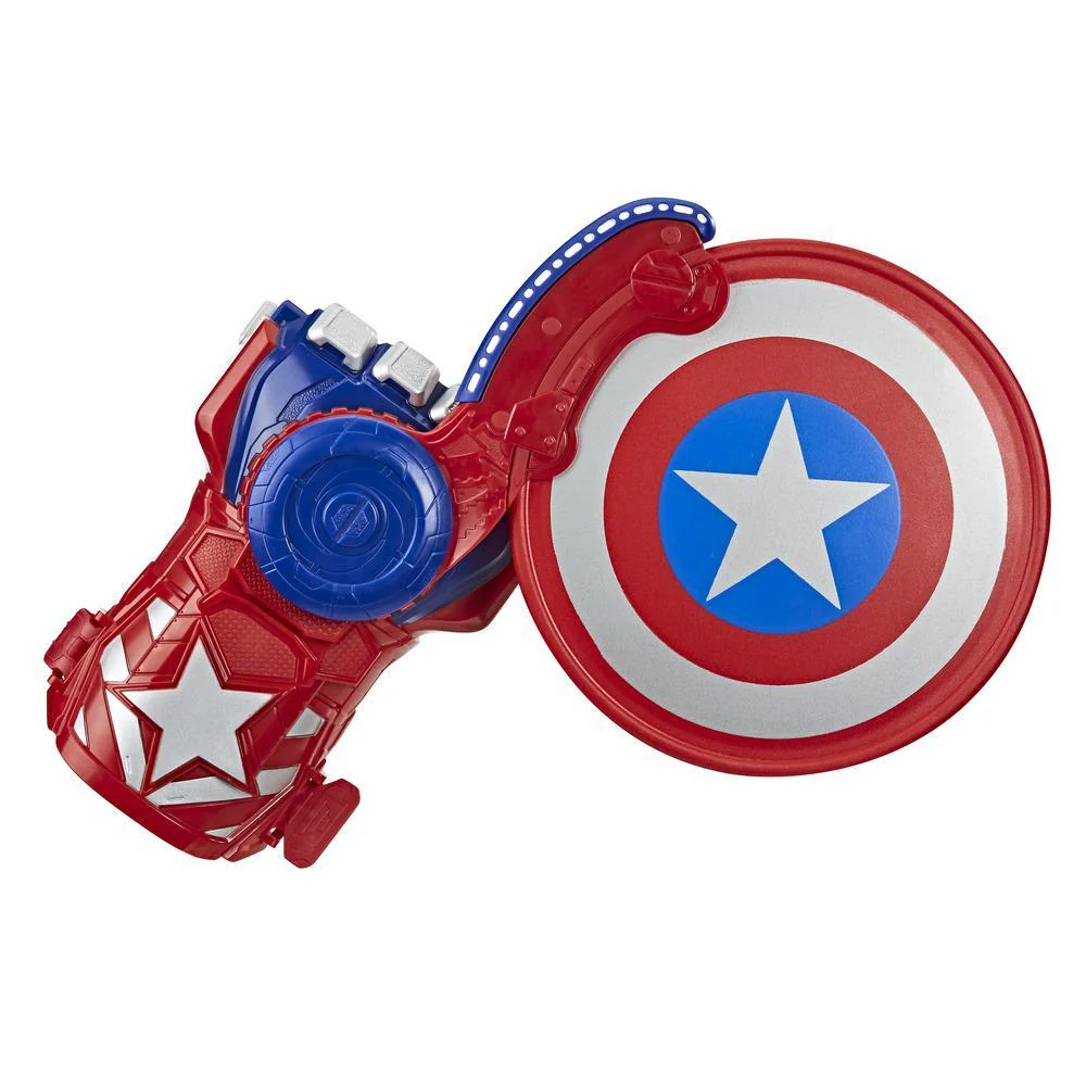 Avengers NERF Power Moves Marvel Captain America Shield Sling NERF Disc Launching Toy