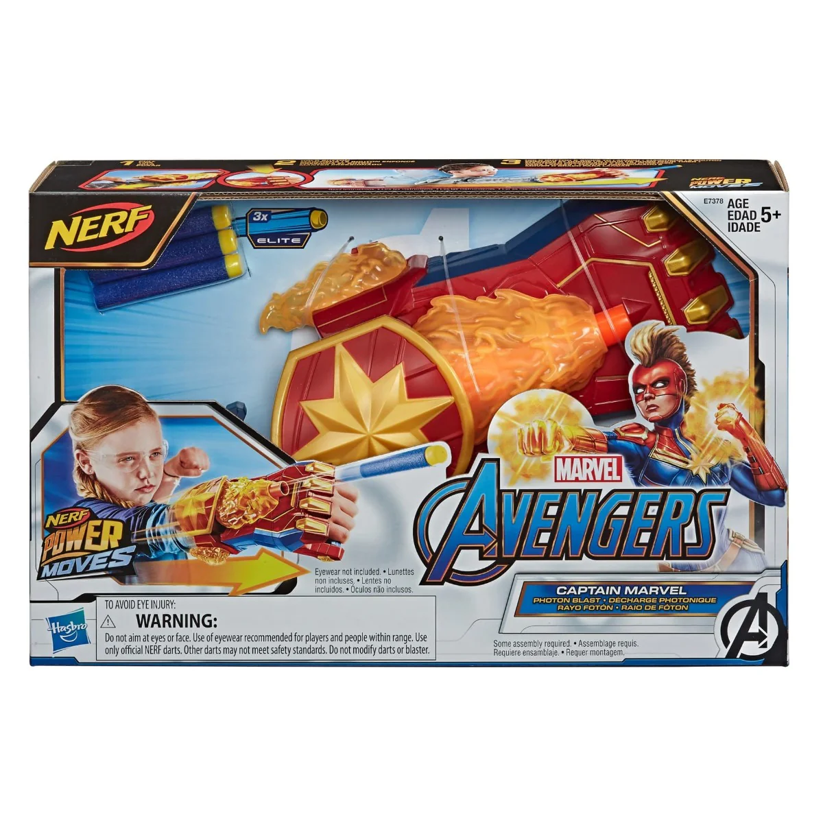 Avengers Power Captain Marvel Photon Blast E7378