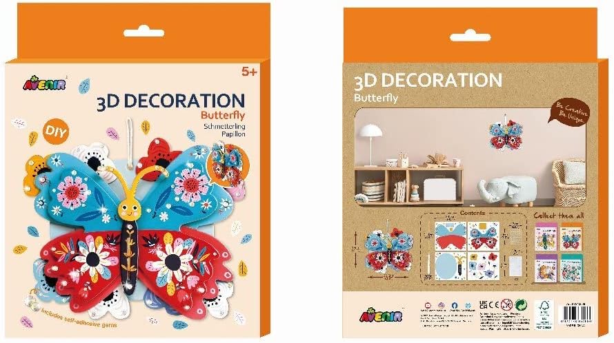Avenir 3D Decoration Kit - Butterfly AVPZ215068 - Image 4