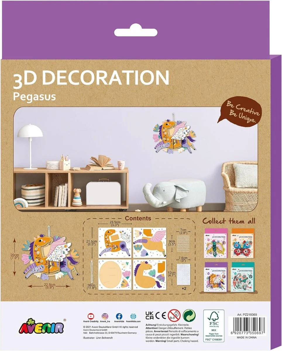Avenir 3D Decoration - Pegasus AVPZ215069 - Image 4