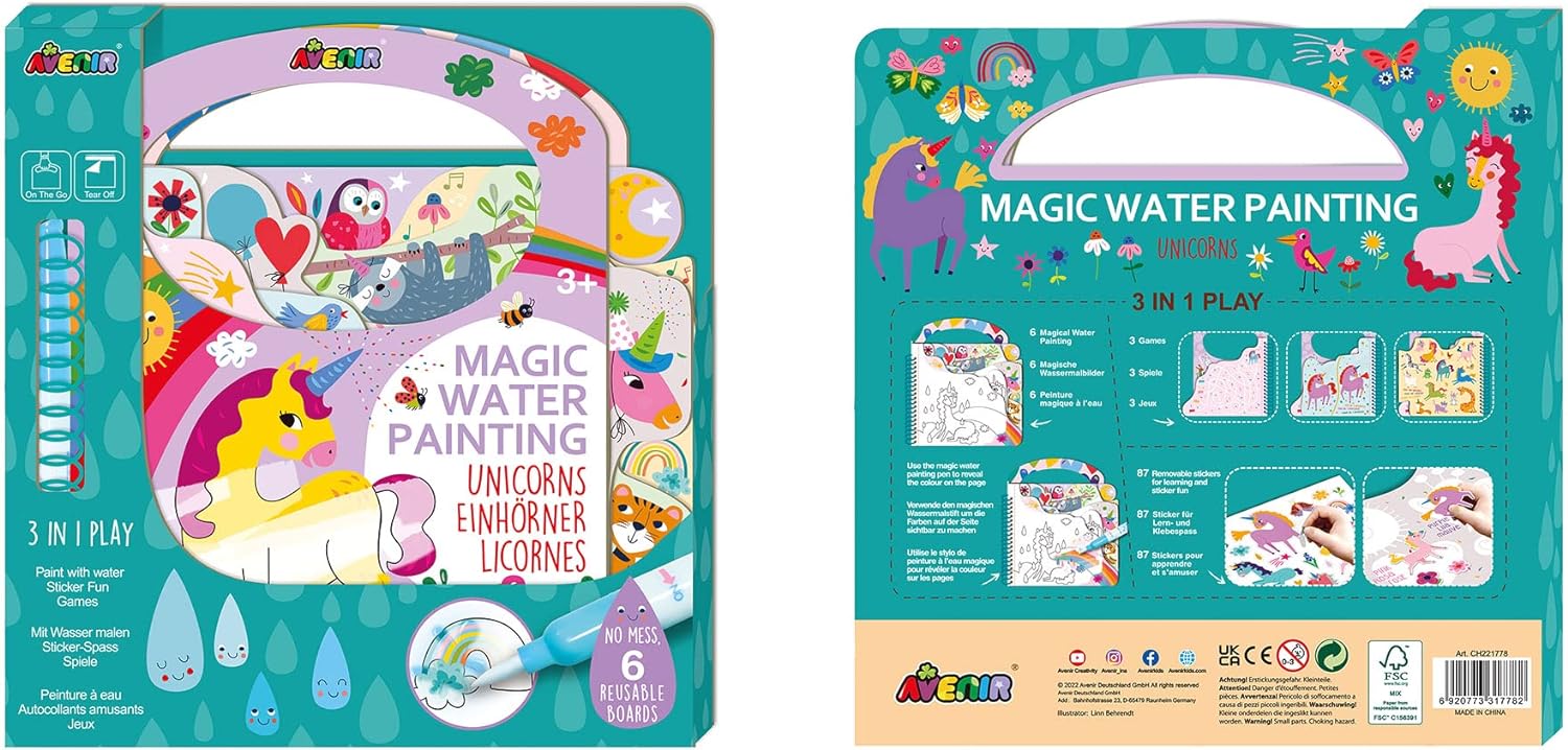 Avenir Magic Water Painting Unicorns AVCH221778 - Image 3