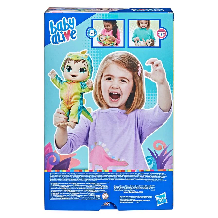 Baby Alive Dino Cuties Stegosaurus Doll - Image 4