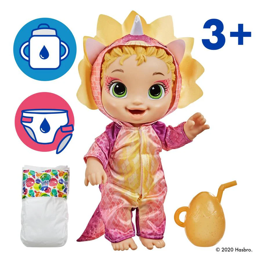 Baby Alive Dino Cuties Triceratops Doll