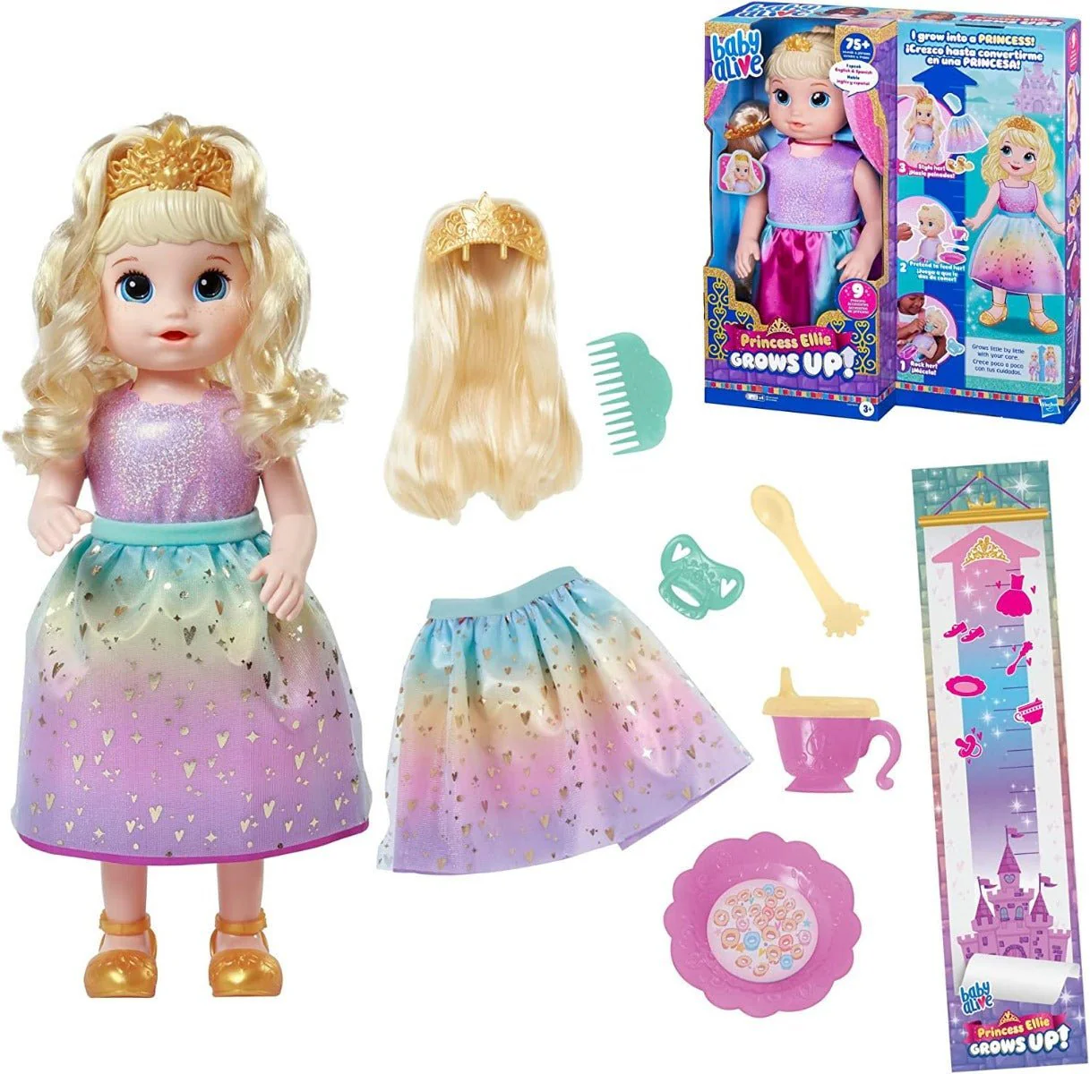 Baby Alive Princess Ellie Grows Up Doll F5236 - Image 9