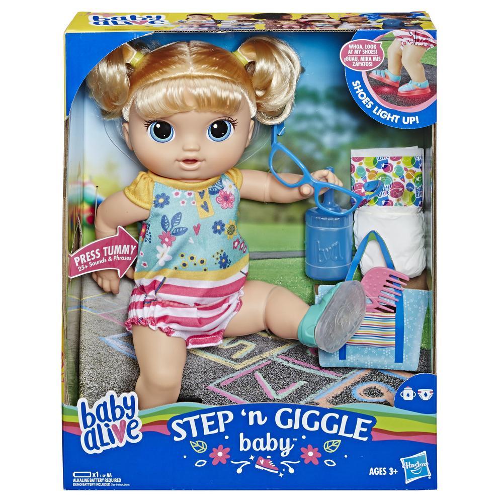 Baby Alive Step n Giggle Baby Blond Hair E5247 - Image 7