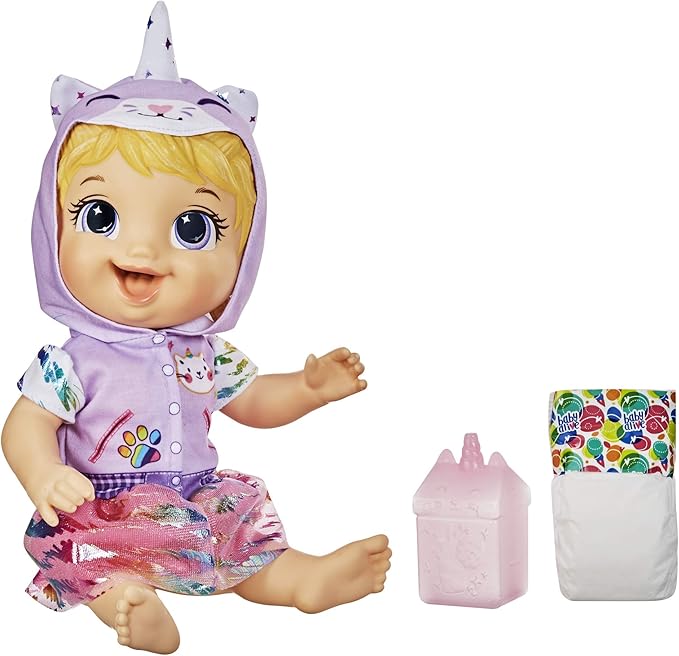 Baby Alive Tinycorns Doll Cat Unicorn E9423 - Image 2