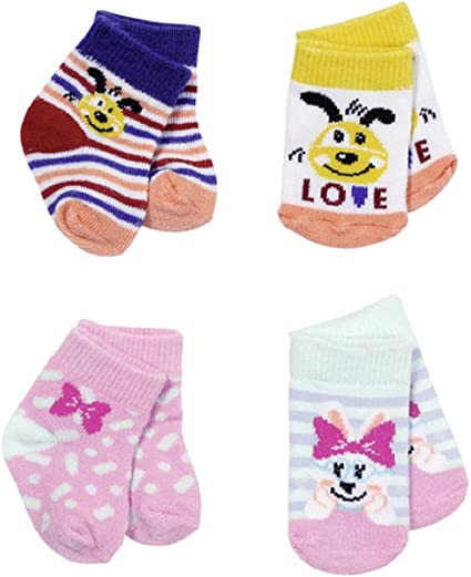 Baby Born 2-Pair Socks Asst 43cm ZPF-831755