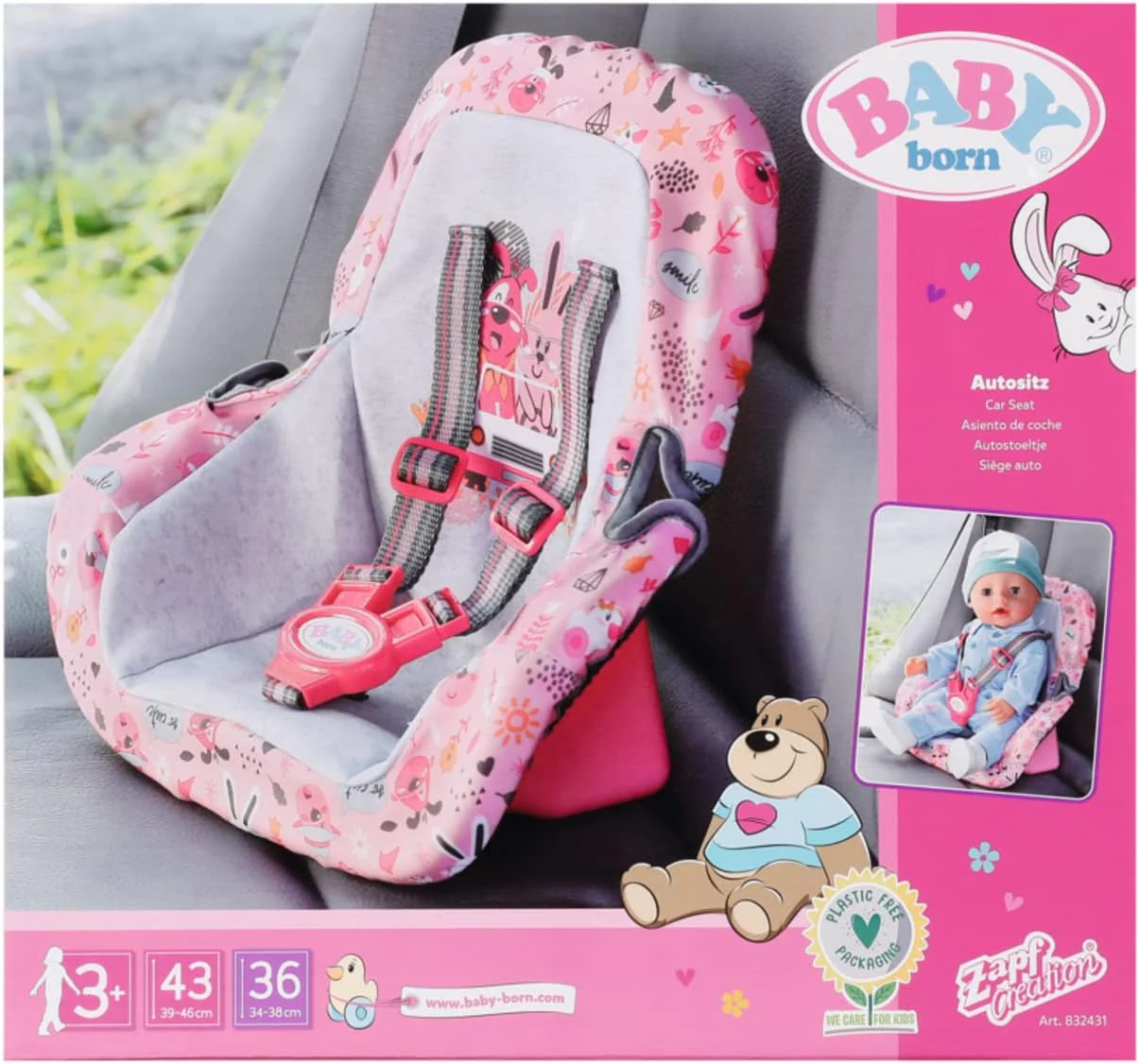 Baby Born Car Seat ZPF-832431 - Image 12